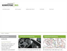 Tablet Screenshot of kompetenz-bus.de